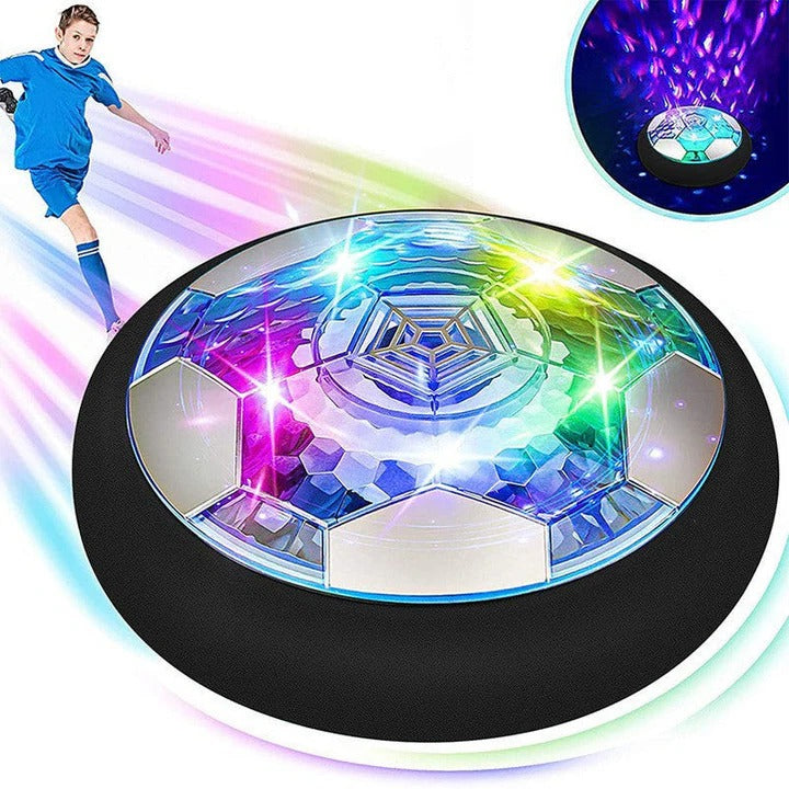 Hovering Football Toy with LED Lights and Rechargeable Battery for Kids
