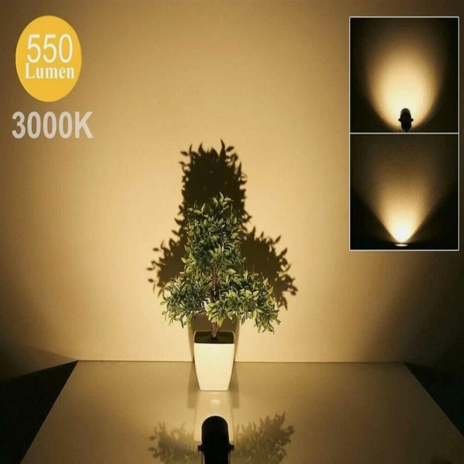 10Pcs LED Low Voltage 12V 5W Landscape Light 3000K Garden Outdoor Spotlight IP65 allveramart
