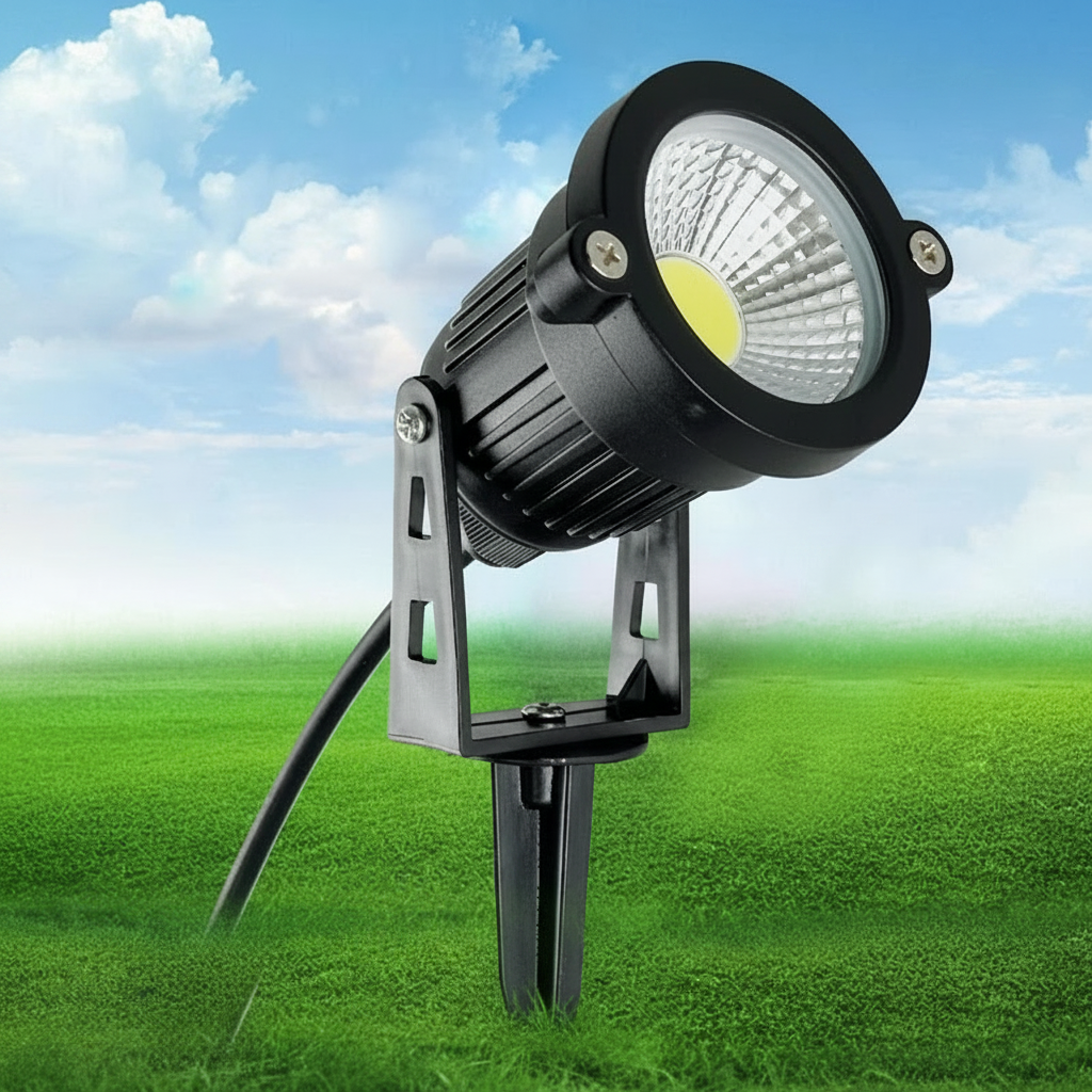 10Pcs LED Low Voltage 12V 5W Landscape Light 3000K Garden Outdoor Spotlight IP65 allveramart