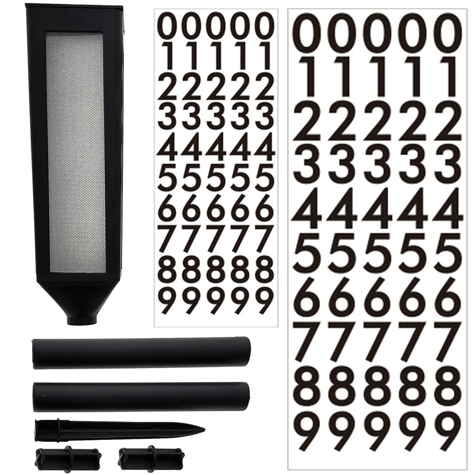 NEW! Solar Powered Address Stake - Wireless LED Light House Number -Customizable allveramart