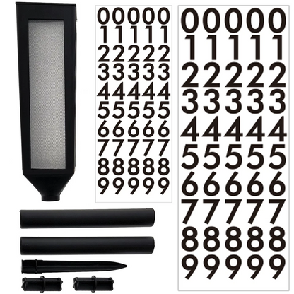 NEW! Solar Powered Address Stake - Wireless LED Light House Number -Customizable allveramart