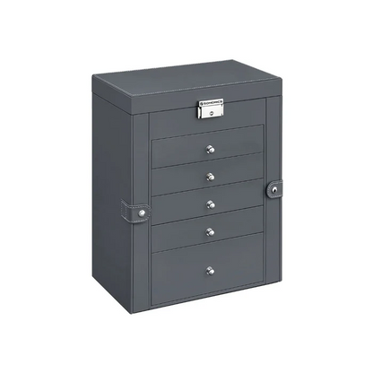 Large Jewelry Box Organizer 6 Tier With Drawers Mirror And Lock allveramart