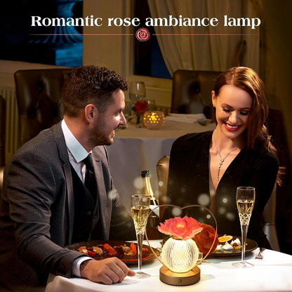 AMWGIMI Sunflowers Flower Lamp,Rechargeable Cordless Touch Table Lamp,3-Colour Infinitely Dimming Small Night Light,Festival Restaurant Bedroom Bar Coffee Shop Birthday Gifts for Women Mom allveramart