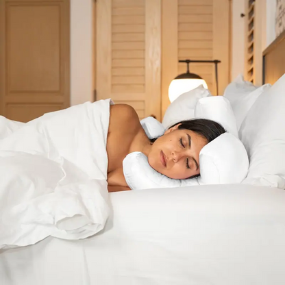 Face Massage Pillow with Washable Silk Pillowcase, Soft High-Quality Beauty Pillow with Plush Silky Polyester Filling for Ultimate Sleeping Comfort allveramart