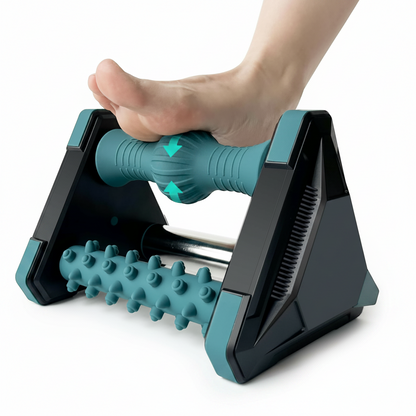 Icing Plantar Fasciitis Relief Foot Roller Massager, Green | Cold Rolling Massage Tool for Heel Arch Pain & Sore Tired Feet, Runners, Athletes, Standing Workers, Home Office Gym Use allveramart