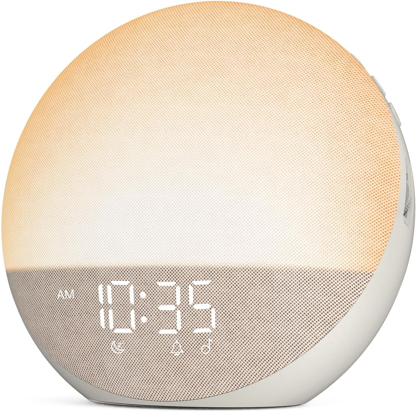 Sunrise Alarm Clock White Noise Machine: Natural Wake Up Light - Dimmable Clock with Bluetooth Speaker for Bedroom - 25 Sleep Sounds for Baby Adults Kids Putty allveramart