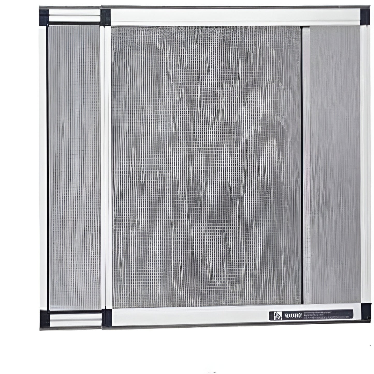 Fiberglass Window Screen with Aluminum Frame and Felt Seal, Pack of 2
