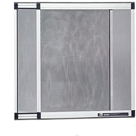 Fiberglass Window Screen with Aluminum Frame and Felt Seal, Pack of 2