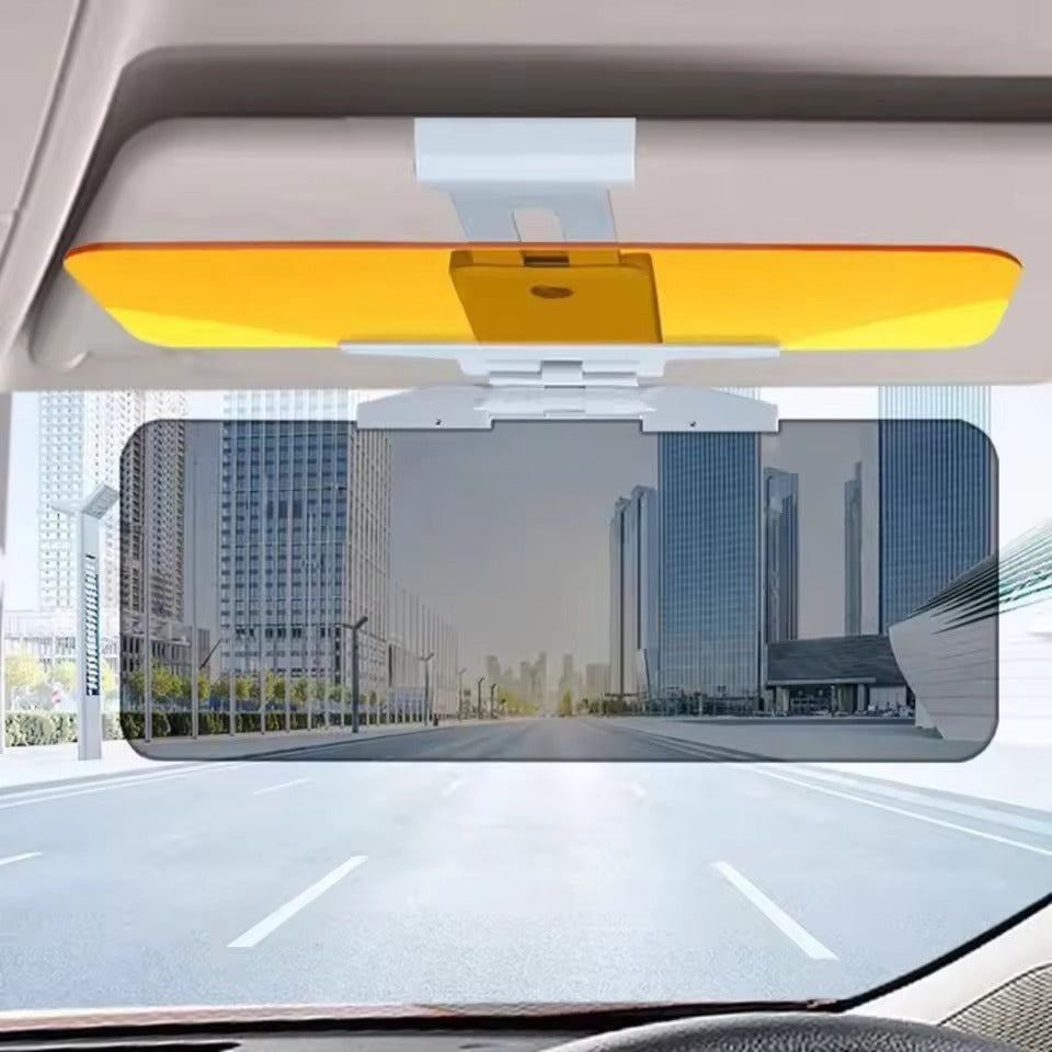 Car Sun Visor Extender with Polarized Acrylic Lens and 180 Degree Adjustment