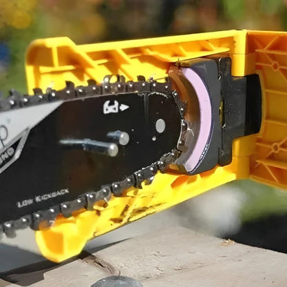 Chainsaw Teeth Sharpener, Adjustable Chain Sharpening Attachment