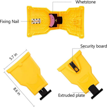 Chainsaw Teeth Sharpener, Adjustable Chain Sharpening Attachment
