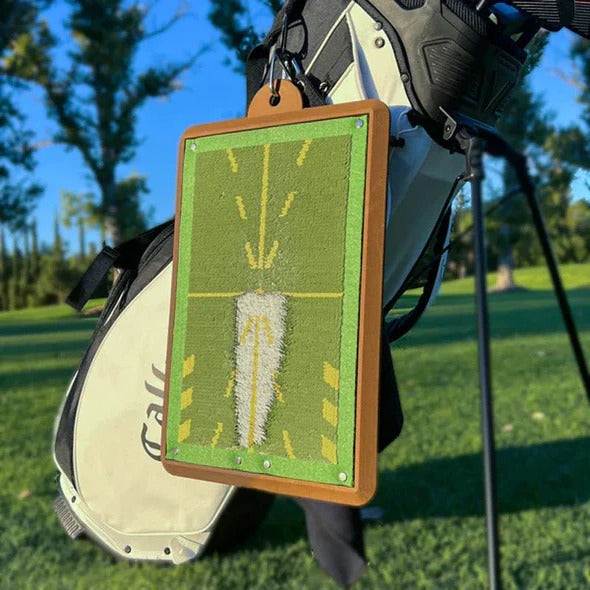 Chipping Golf Training Swing Detection Mat with Visual Feedback
