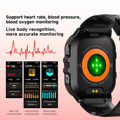 Outdoor Sports Watch with Water-Resistant Casing