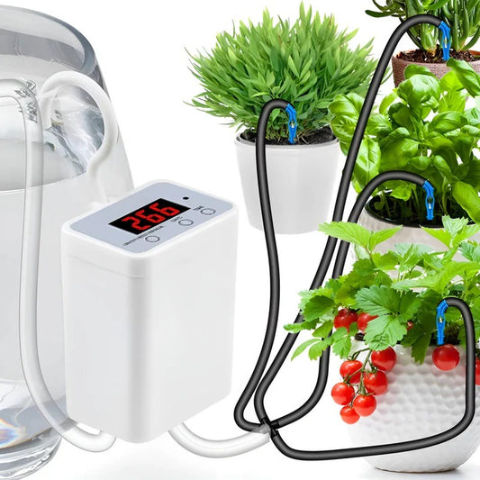 Water Pump Timer Controller with Automatic Plant Watering System
