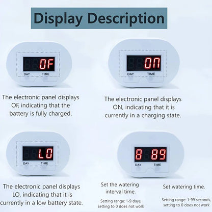 Water Pump Timer Controller with Automatic Plant Watering System