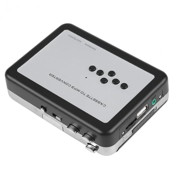 Cassette Tape to USB Adapter and Audio Digitizer Player