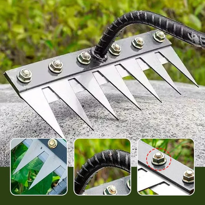 Garden Rake for Yard Debris Collection