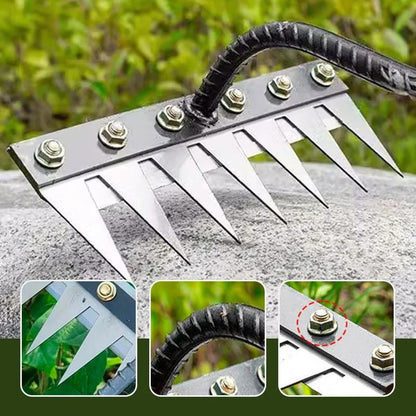 Garden Rake for Yard Debris Collection