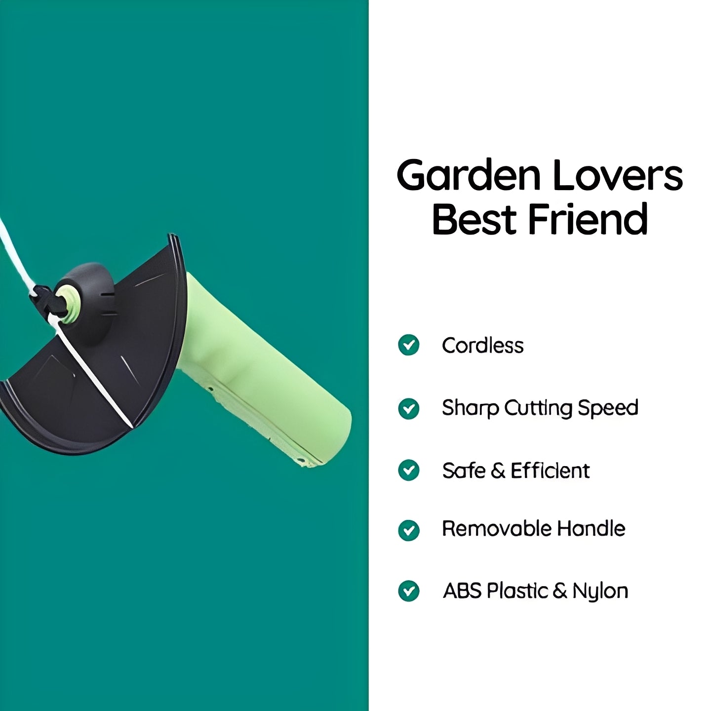 Mini Cordless Grass Trimmer and Portable Weed Edger