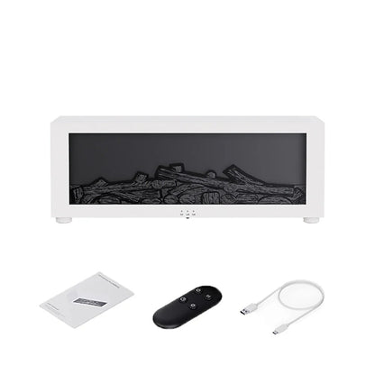 Mist Humidifier and Aroma Diffuser with Flame Effect