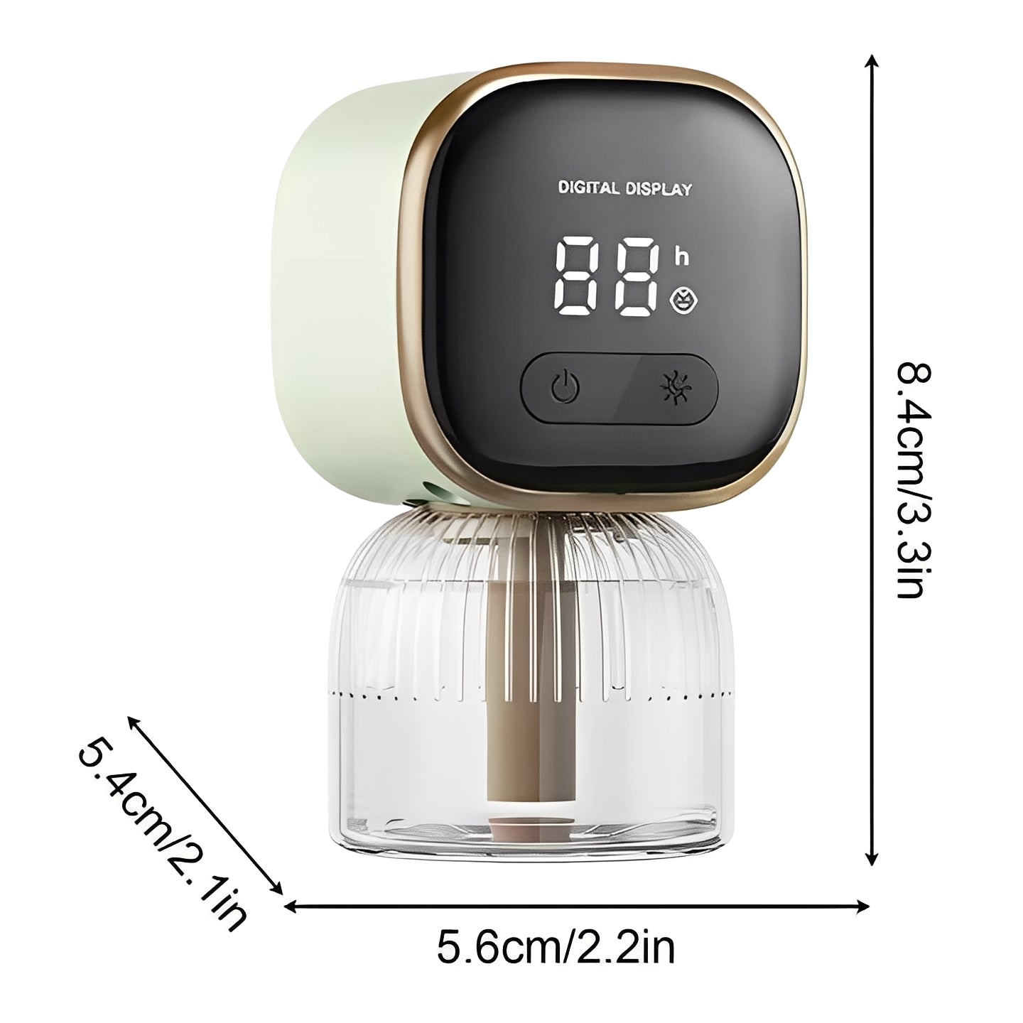 Electric Plug-In Pest Deterrent Device with LED Timer Screen