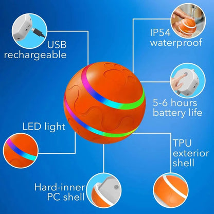 Interactive Pet Ball Toy with Motion Feature
