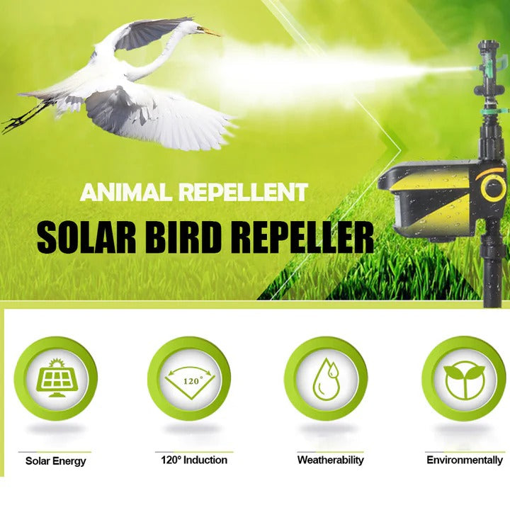 Solar Powered Motion Activated Deer Deterrent Device