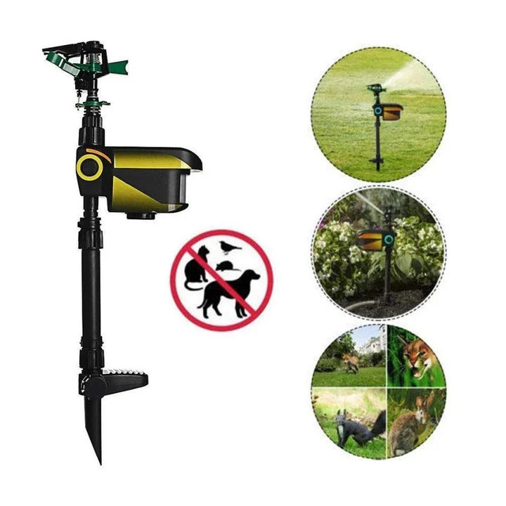Solar Powered Motion Activated Deer Deterrent Device