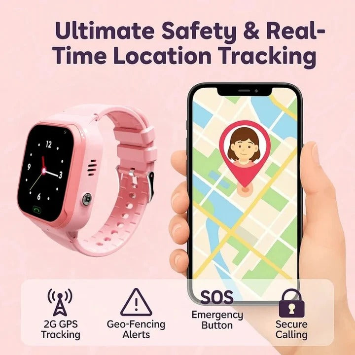 Kids Touchscreen Watch with 4G Connectivity