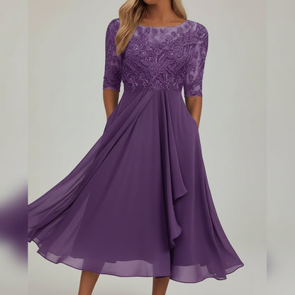 Womens Knit Fabric Casual Dress