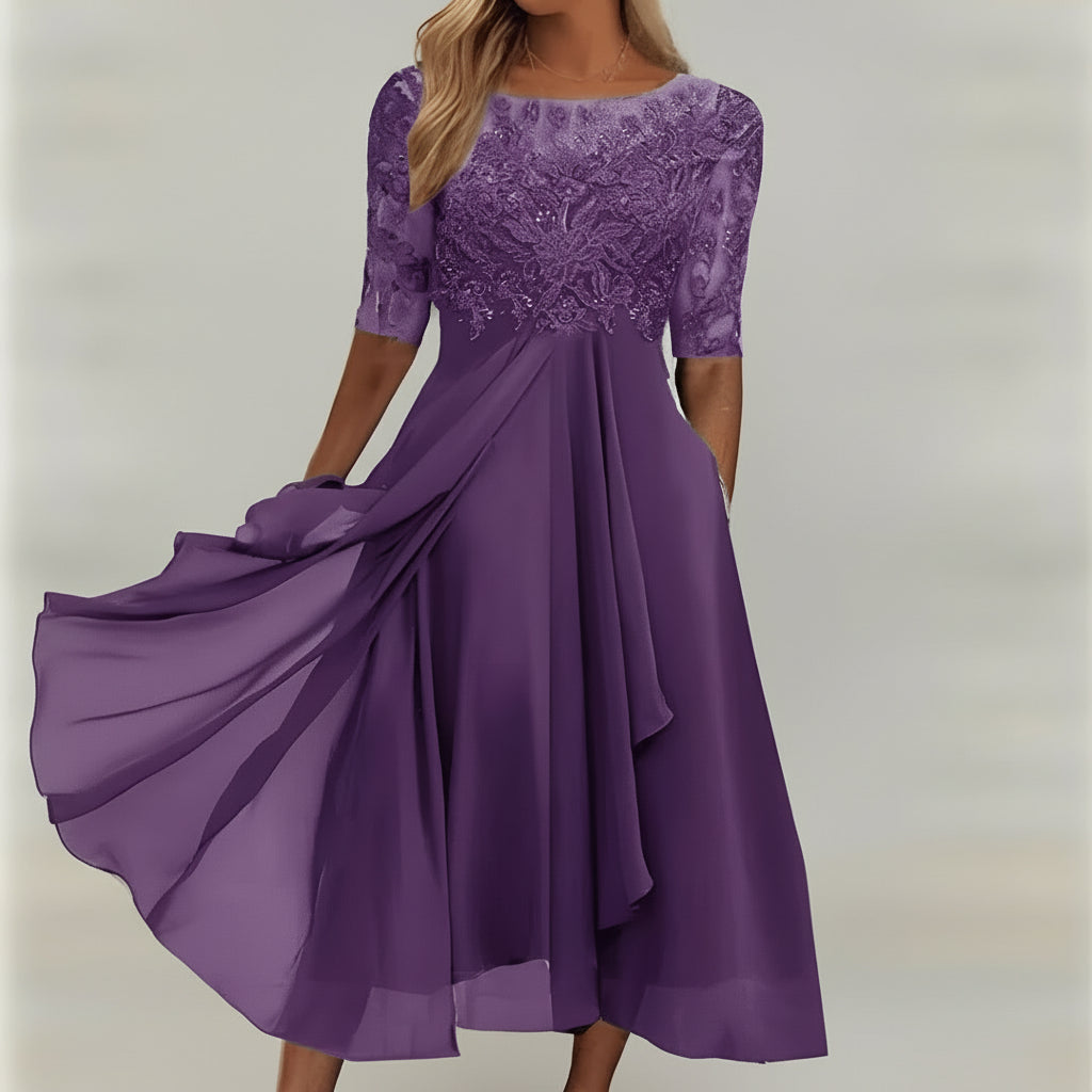 Womens Knit Fabric Casual Dress