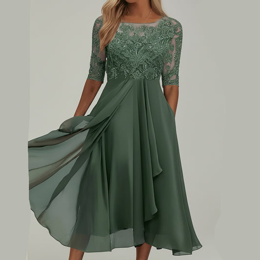 Womens Knit Fabric Casual Dress