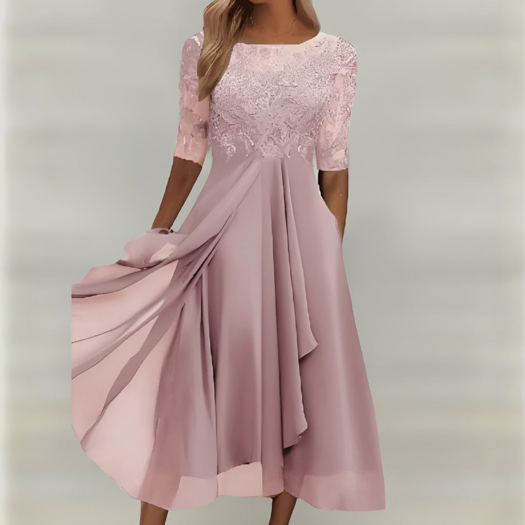 Womens Knit Fabric Casual Dress