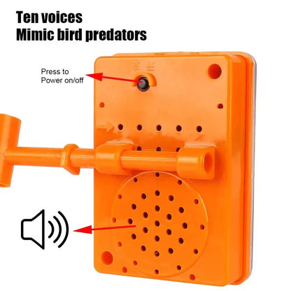 Solar Powered Rotating Reflective Bird Deterrent Device