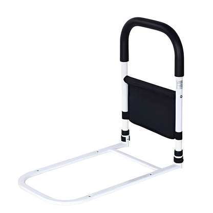 Adjustable Bedside Support Rail for Assisted Entry and Repositioning