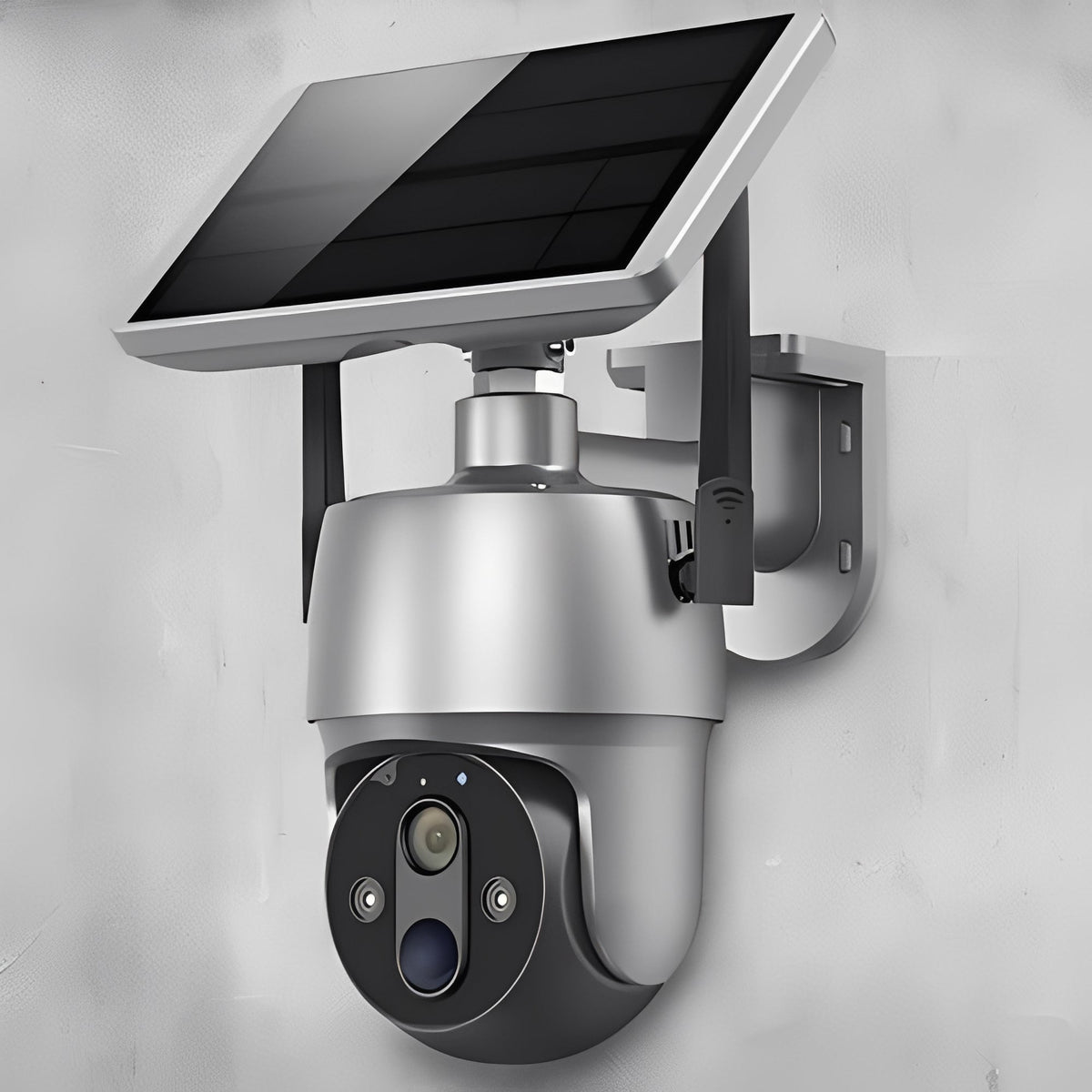 Solar Powered Wireless Outdoor Camera with 355 Degree Rotation, 1080P Video and Color Night Viewing