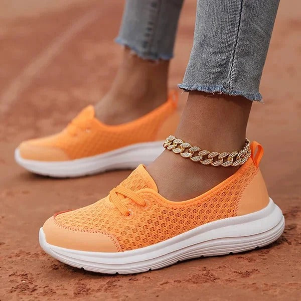 Mesh Shoes for Women with Wedge Design