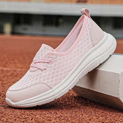Mesh Shoes for Women with Wedge Design