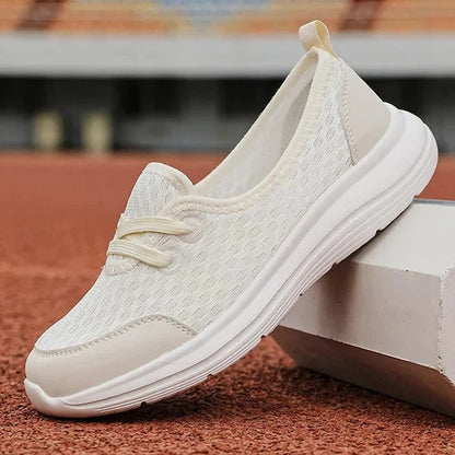Mesh Shoes for Women with Wedge Design