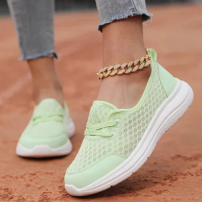 Mesh Shoes for Women with Wedge Design