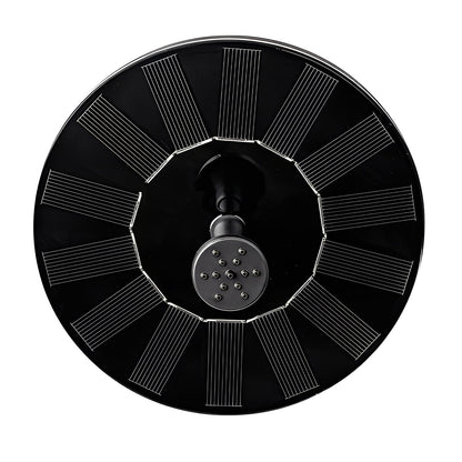 Floating Solar Fountain Pump with Multiple Spray Heads for Birdbaths and Ponds