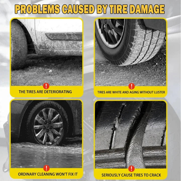 Tire Surface Wax Spray, Set of 2