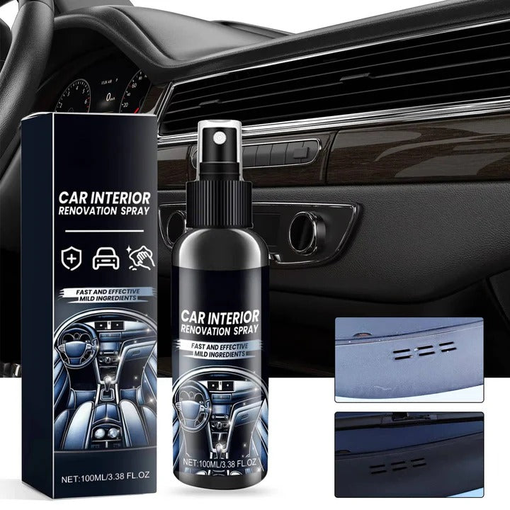 Car Interior Surface Cleaner Spray, Set of 3