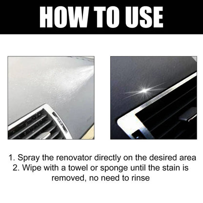 Car Interior Surface Cleaner Spray, Set of 3