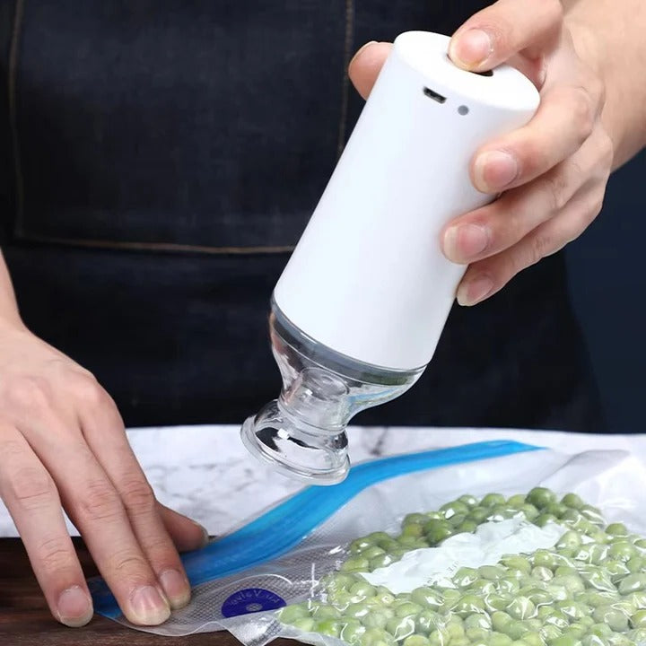 Rechargeable Portable Vacuum Sealer for Food Storage Tasks