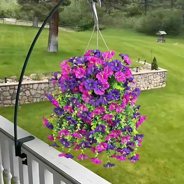 Artificial Morning Glory Flower Decor for Hanging Decoration