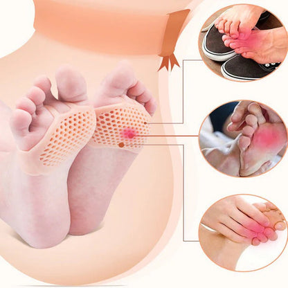 Reusable Gel Forefoot Pads, Set of 2