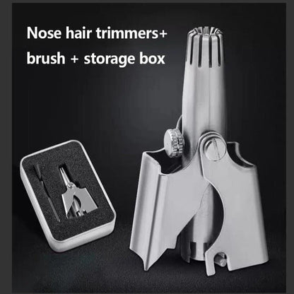 Manual Stainless Steel Nose and Ear Hair Trimmer