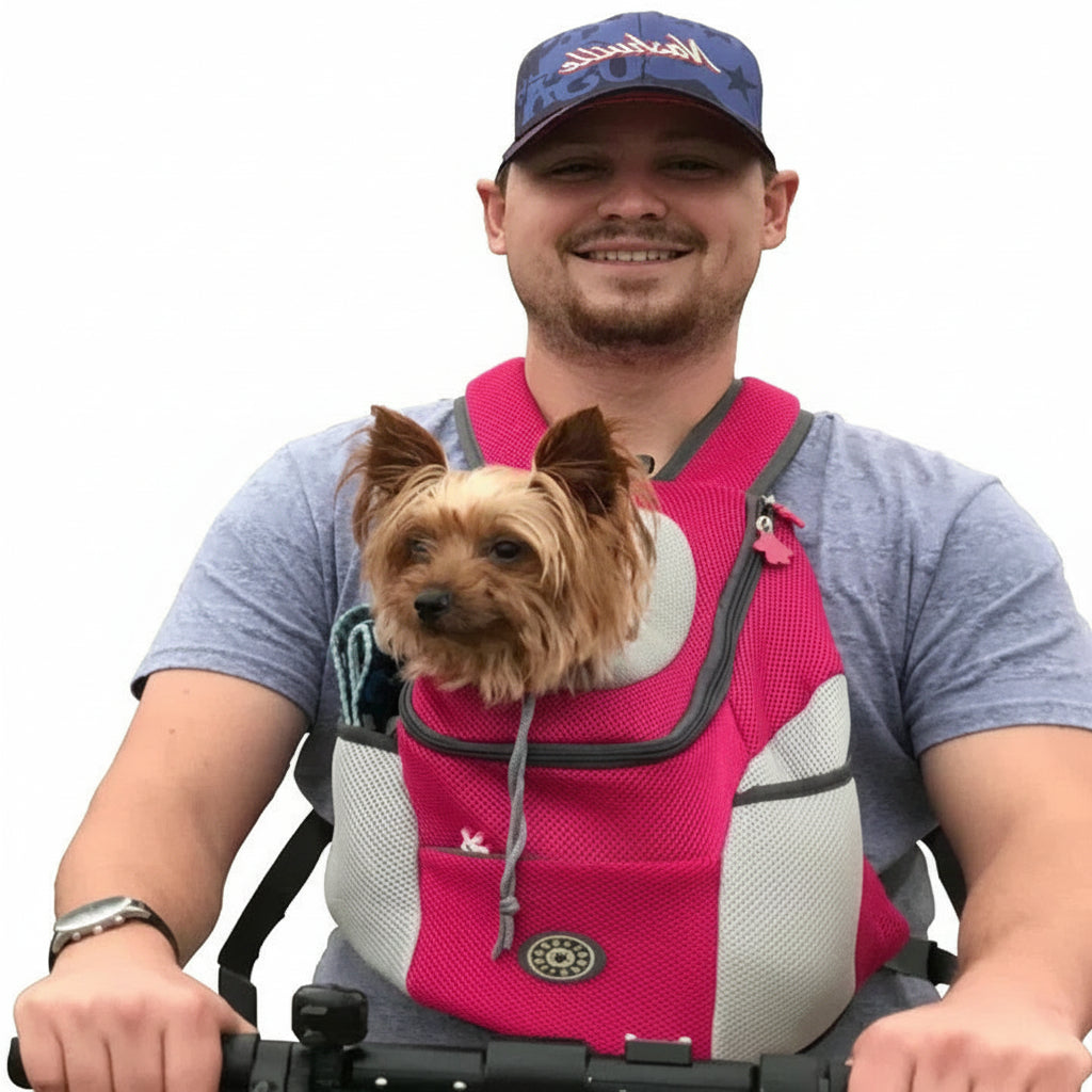 Fur Pet Carrier with Adjustable Straps