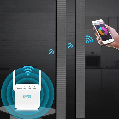WiFi Repeater for 2.4GHz Network Extension, Up to 300Mbps